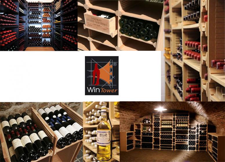 wintower Aménagement modulaire pour ranger vos bouteilles dans votre cave