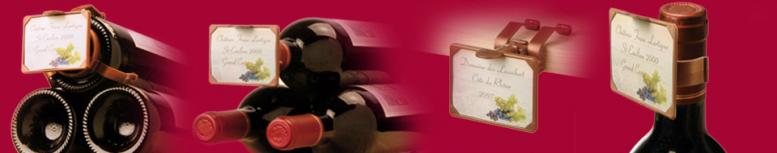 ETIKTOU: système innovant permettant une gestion optimale de votre cave à vin grâce à des supports d'étiquettes