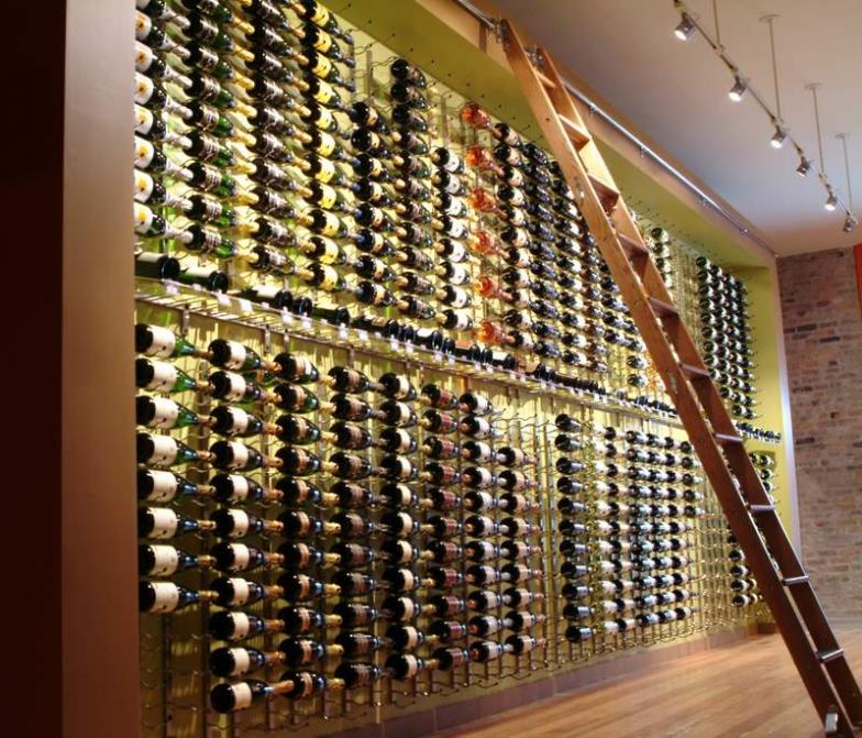 Présentoir mural à bouteille Bibliothèque à vin , vinothèque